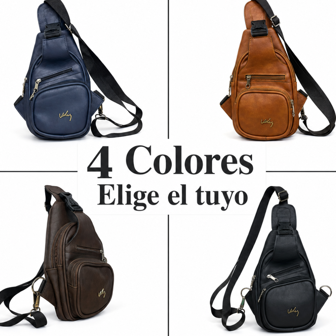 Bolso Mano Libre En Cuero Vlz - Oferta Día De Los Padres