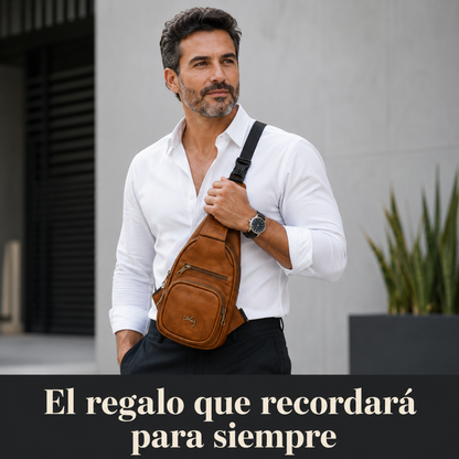Bolso Mano Libre En Cuero Vlz - Oferta Día De Los Padres